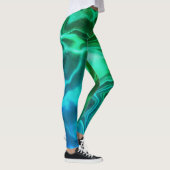 Leggings voor groene en blauwe waterverblindende S (Rechts)