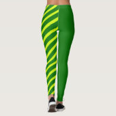 Leggings voor groene en gele jester (Achterkant)