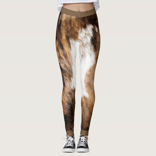 leggings voor het afdrukken van koeienhuiden (Voorkant)