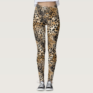 Leggings voor het afdrukken van luipaarden
