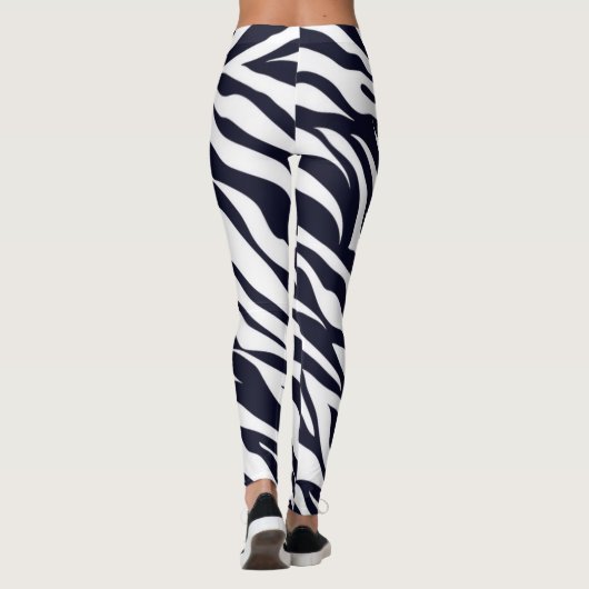 Leggings voor het afdrukken van zwarte en witte dr (Achterkant)