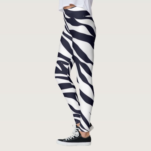 Leggings voor het afdrukken van zwarte en witte dr (Links)