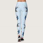 Leggings voor het vliegen met Barn Swallow (Achterkant)