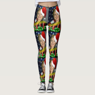 leggings voor kersthillary clinton