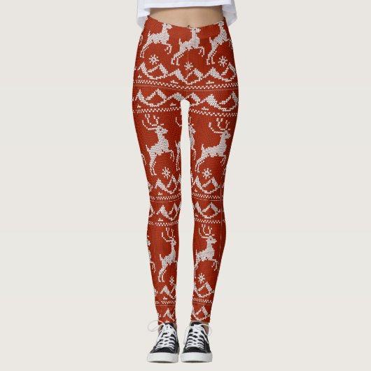 Leggings voor kerstrendieren (Voorkant)