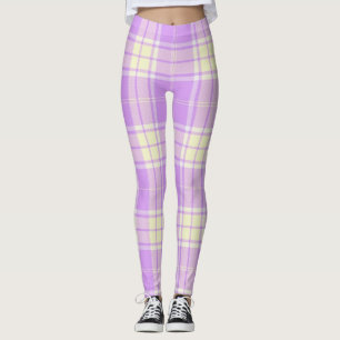 Leggings voor lavendel en geel spelden