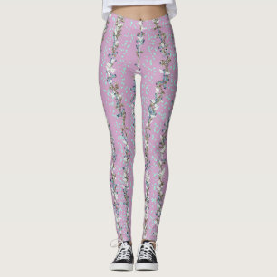 Leggings voor lavender Dragonfly en Stippen