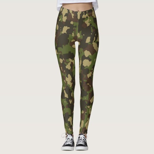 Leggings voor legerafdrukken (Voorkant)