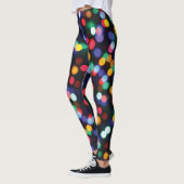 Leggings voor multicore kerstLights-kleurenpatroon (Links)