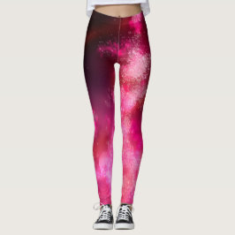 Leggings voor nachtelijke roze flats