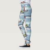 Leggings voor Ocean Pattern (Links)