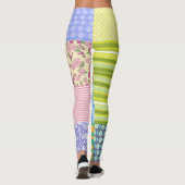 Leggings voor patchwork voor vrouwen (Achterkant)