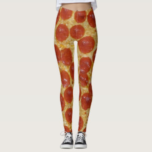 leggings voor pepperoni pizza
