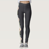 Leggings voor perzikgroene marinepastel (Voorkant)