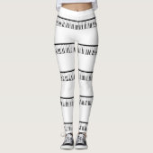Leggings voor pianotoetsenbord (Voorkant)