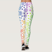 Leggings voor regenboogcirkels (Achterkant)