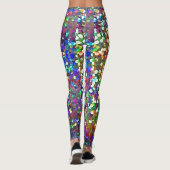 Leggings voor regenbooglitter (Achterkant)