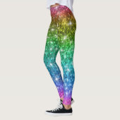 Leggings voor regenbooglitter (Links)