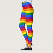 Leggings voor regenboogstripes met geavanceerd des (Links)