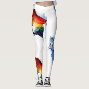Leggings voor regenboogvrouwen