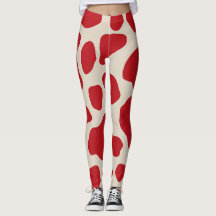 Leggings voor rode dierlijke afdruk