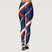 Leggings voor rode witte en blauwe spelden (Achterkant)