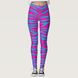 Leggings voor roze blauwdruk