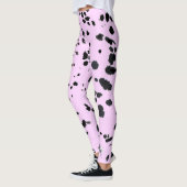 Leggings voor roze Dalmatische printers (Links)