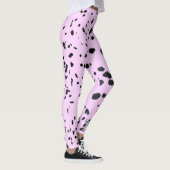 Leggings voor roze Dalmatische printers (Rechts)