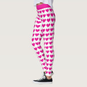 Leggings voor roze hartritmepatronen (Links)