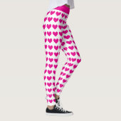 Leggings voor roze hartritmepatronen (Rechts)