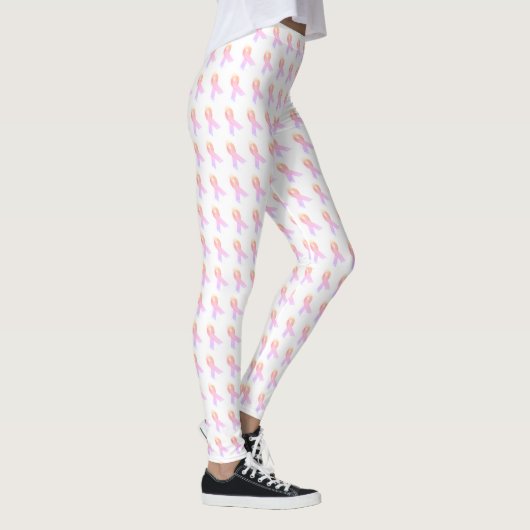 Leggings voor roze koolstofbewustmaking (Rechts)