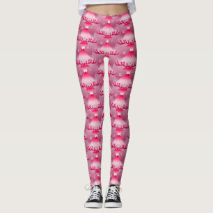 leggings voor roze rendieren