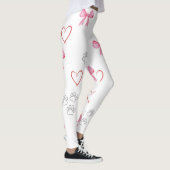 LEGGINGS VOOR SCHAKELAFDRUKKEN, HART EN BOWS (Rechts)