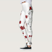 Leggings voor schedels en Rozen - Mode voor de sch (Links)