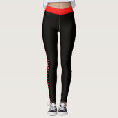 Leggings voor Softball-gebold ontwerp (Voorkant)