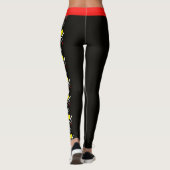 Leggings voor Softball Mam Statement (Achterkant)