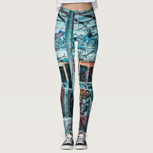 Leggings voor straatkunst Graffiti
