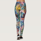 Leggings voor veelkleurige afdrukken (Achterkant)