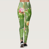 Leggings voor vrouwen - Prickly Pear Blooms (Achterkant)