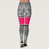 leggings voor warme roze dempers (Achterkant)