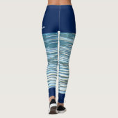Leggings voor waterreflectie met Fake Blue Shorts (Achterkant)