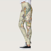 Leggings voor Wereldkaart-avontuur (Links)
