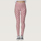 Leggings voor zeshoekige roze visnetten (Voorkant)