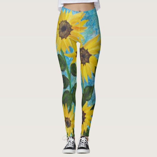 Leggings voor zonnebloemen (Voorkant)