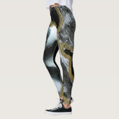 Leggings voor zwart, wit en goud | Moderne en graf (Links)