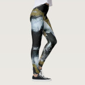 Leggings voor zwart, wit en goud | Moderne en graf (Rechts)