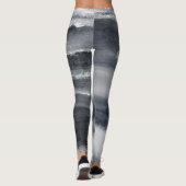 Leggings voor zwart-witstrand II-danskleuren (Achterkant)