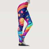 Leggings Vortex arc-en-ciel cosmique (Droite)