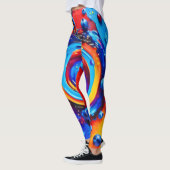 Leggings Vortex Berry vibrant (Gauche)
